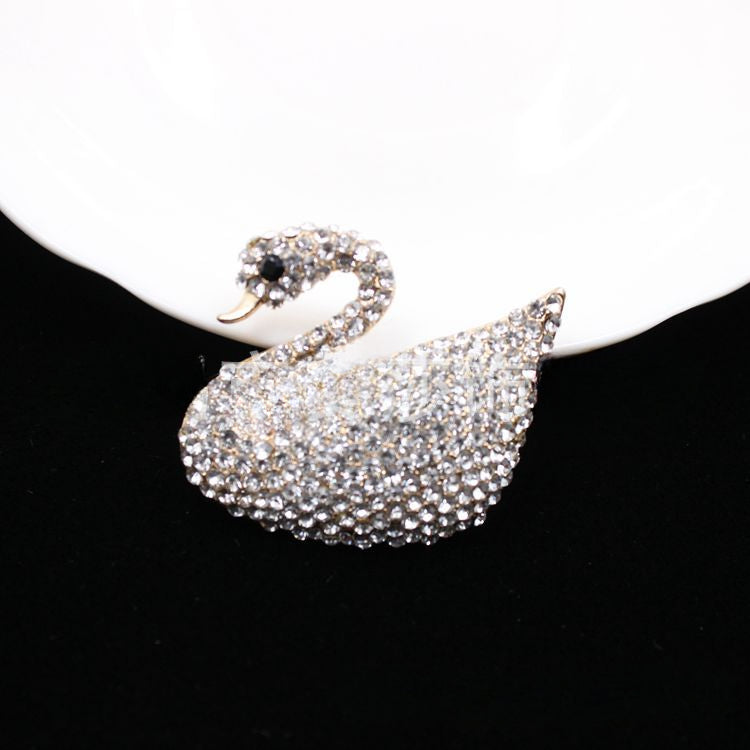 Wholesale Alloy Left and Right Pearl Swan Diy Mobile Phone Case Accessories